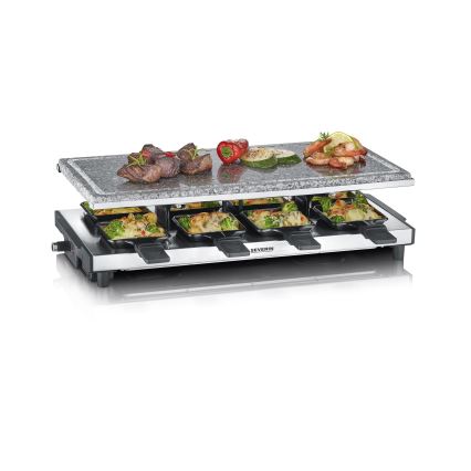 Severin RG 2374 - Raclette-grill lávakővel 1500W/230V
