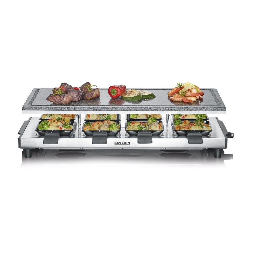Severin RG 2374 - Raclette-grill lávakővel 1500W/230V