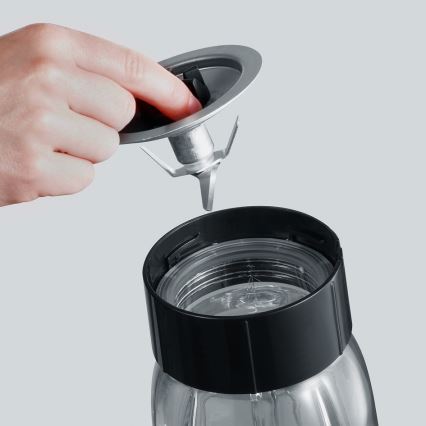 Severin SM 3737 - Asztali turmixgép 1 l 500W/230V rozsdamentes acél/fekete