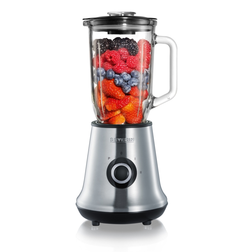Severin SM 3737 - Asztali turmixgép 1 l 500W/230V rozsdamentes acél/fekete