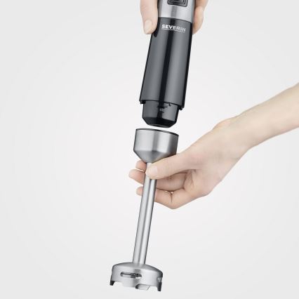 Severin SM 3771 - Kézi botmixer 600W/230V rozsdamentes acél/fekete