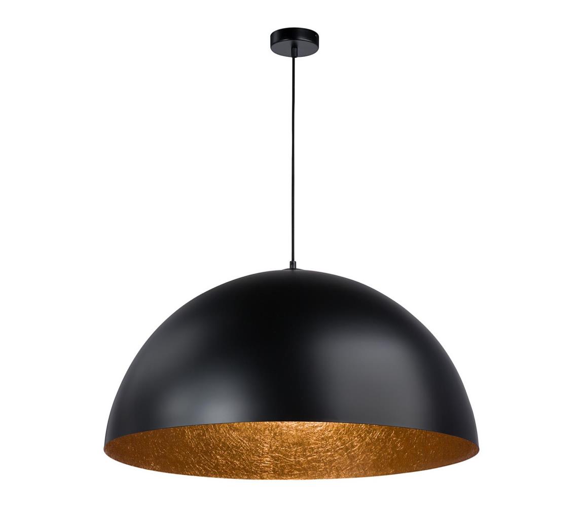 SFERA függeszték 1xE27/60W/230V, 35 cm, fekete/réz 30144