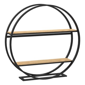 SHELF dohányzóasztal, átmérő 62,5 cm, tölgy