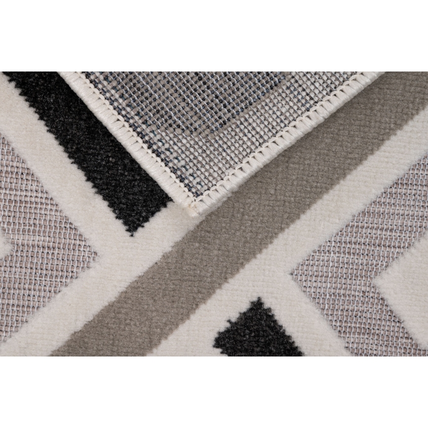 SHIFT szőnyeg 160x220 cm, szürke/kék