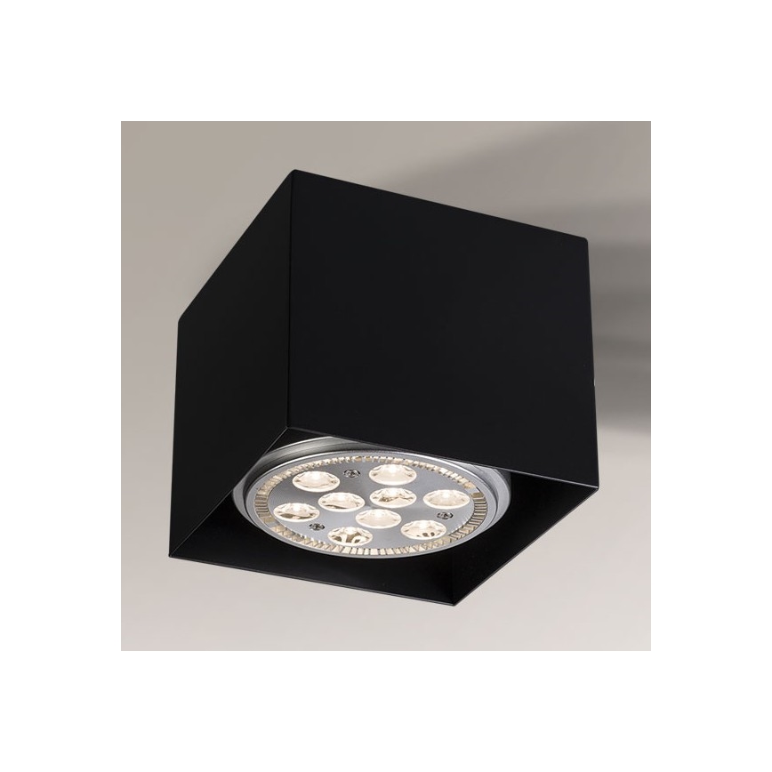 Shilo - Spotlámpa 1xGU10/15W/230V fekete