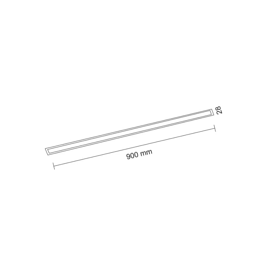 Shilo - beépíthető LED lámpatest LED/9W/230V 3000K CRI 90 fekete