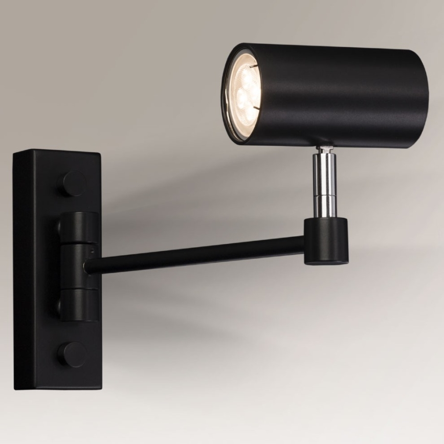 Shilo - Fali lámpa 1xGU10/15W/230V fekete