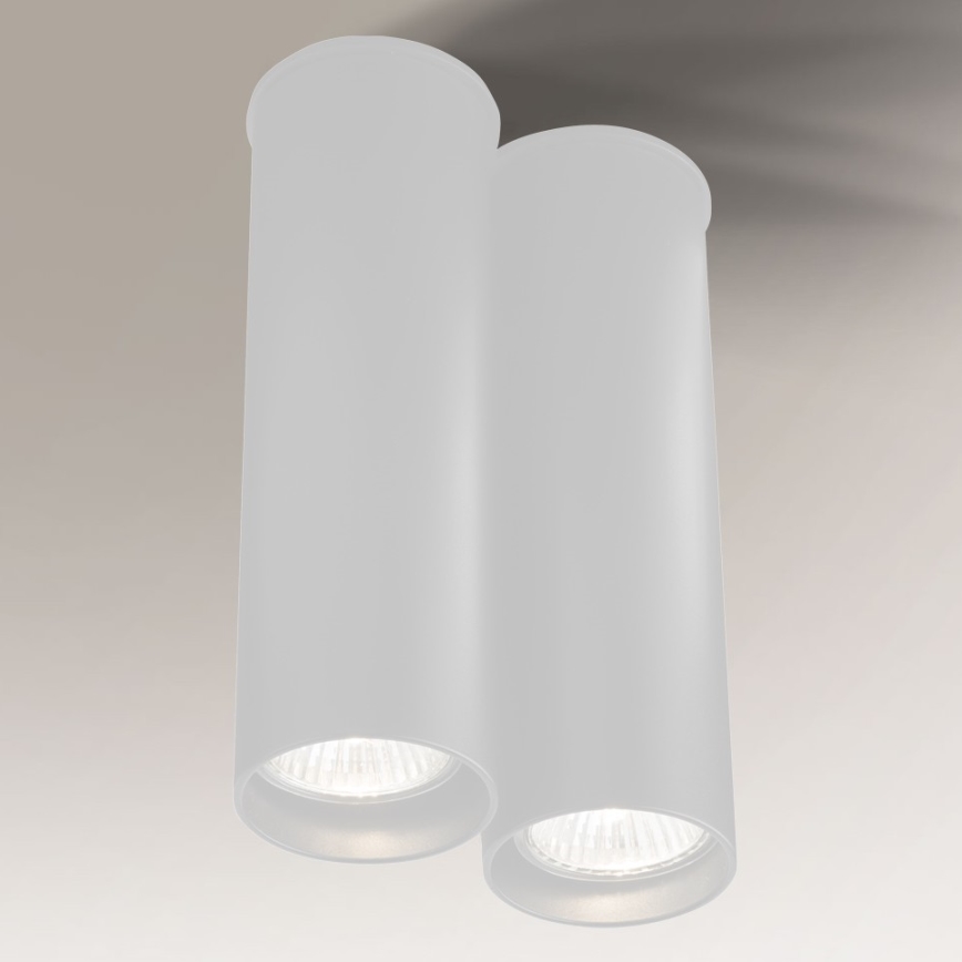 Shilo - Spotlámpa 2xGU10/15W/230V fehér