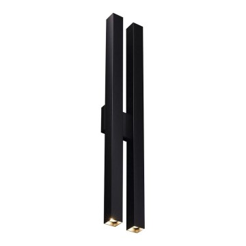Shilo - Fali lámpa 4xGU10/15W/230V fekete