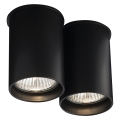 Shilo - Mennyezeti lámpa 2xGU10/15W/230V 9 cm fekete