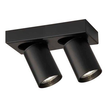 Shilo - Spotlámpa 2xGU10/15W/230V fekete