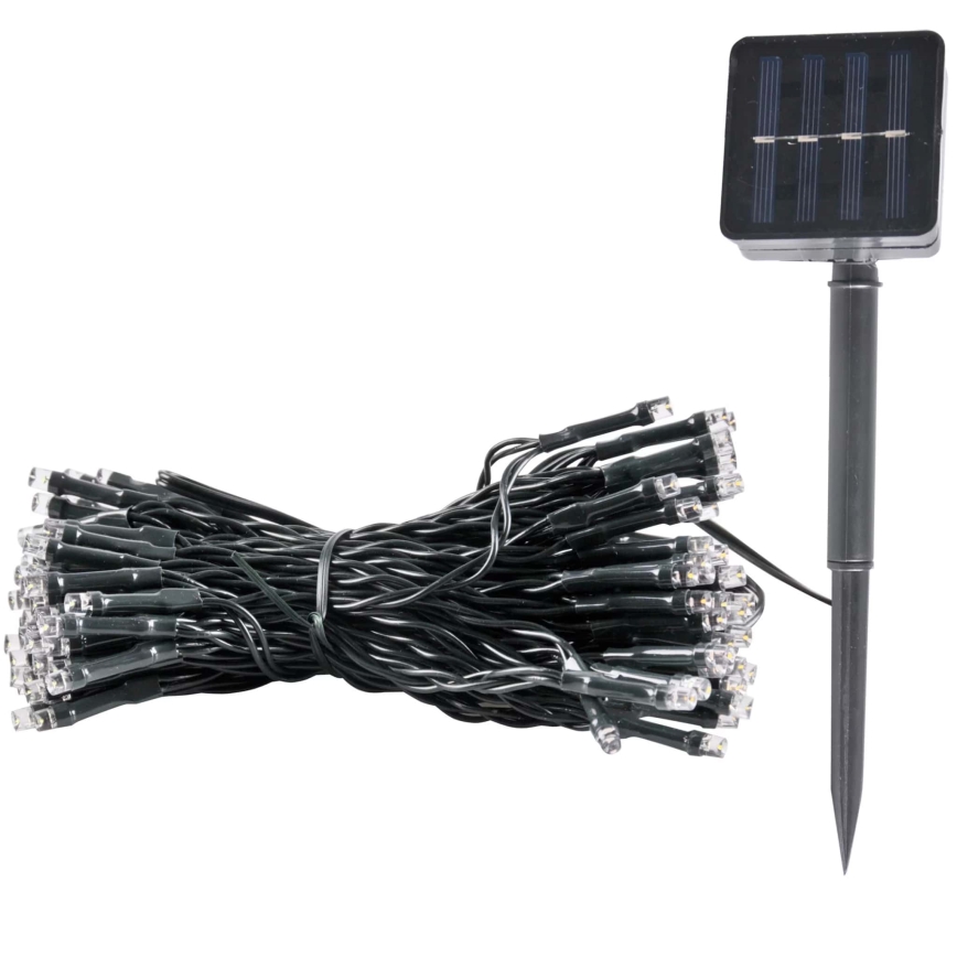 LED Napelemes fényfüzér SHINE 200xLED/1,2V 600 mAh 21,9 m IP44