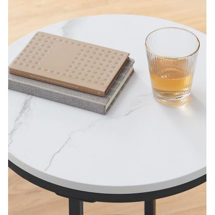 SID kisasztal fekete/fehér