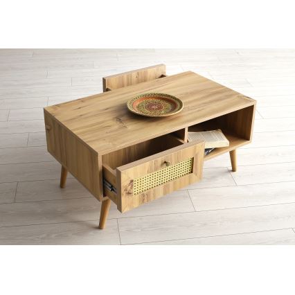 Konferencia asztal SIDYMA 45x97 cm barna