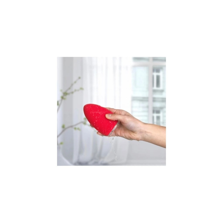 Silk’n - BRIGHT arctisztító kefe 5V/500 mAh piros