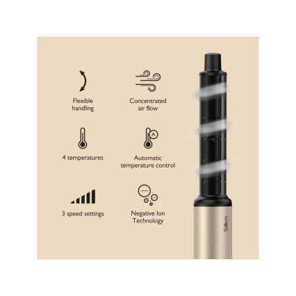 Silk’n - Hajszárító SILKYAIR FLEX 230V fekete/arany