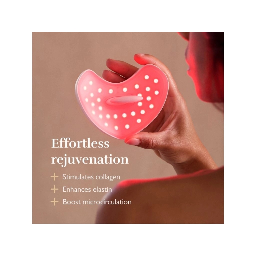 Silk’n - LED terápiás ajakmaszk LED/5V 500 mAh bézs