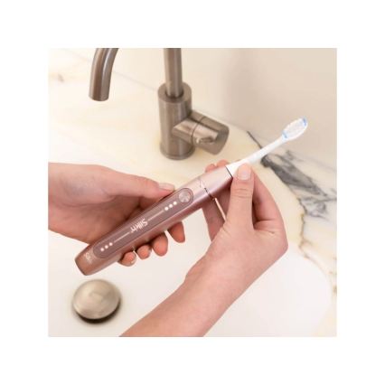 Silk’n - Szónikus rezgő fogkefe SONIC YOU 3350 mAh IPX7 rózsaarany