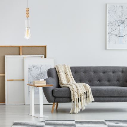 Függeszték SIMON 1xE27/60W/230V bükk kábellel