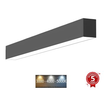 Sinclair - LED mennyezeti lámpa LSM LED/20W/230V 3000K/4000K/5000K 60 cm fekete