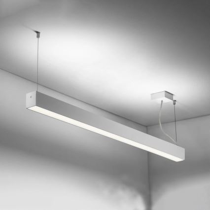 Sinclair - LED mennyezeti lámpa LSM LED/40W/230V 3000K/4000K/5000K 120 cm ezüst