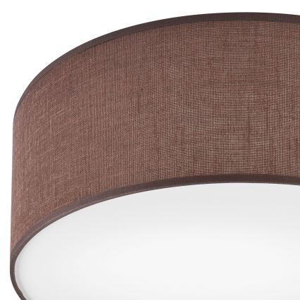 Mennyezeti lámpa SIRJA 1xE27/60W/230V átm. 35 cm barna