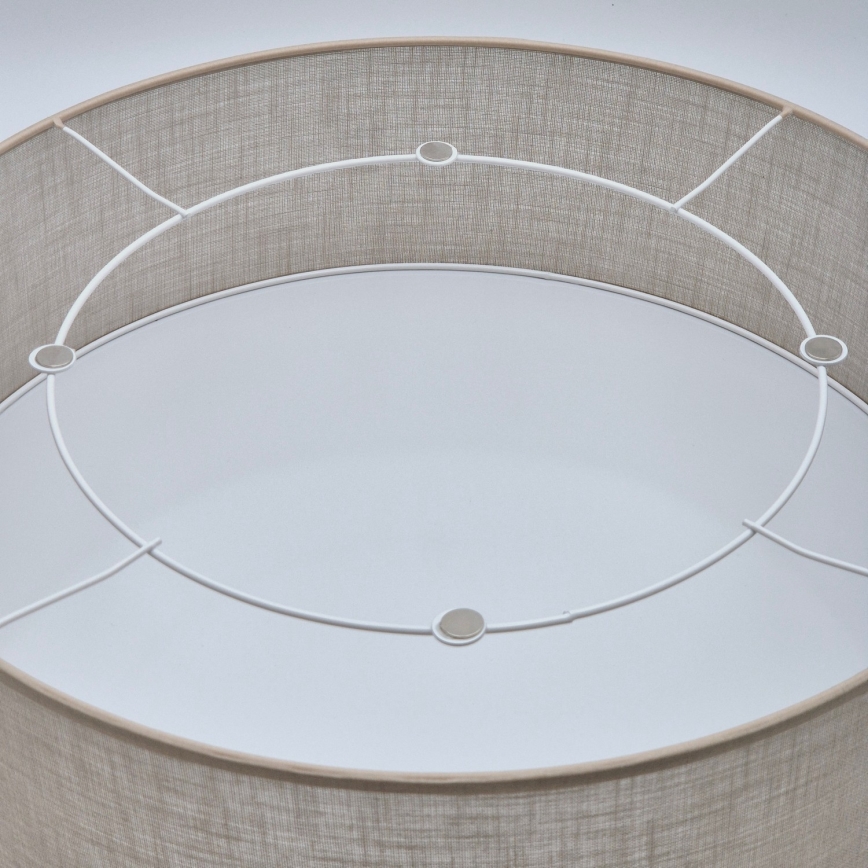 Mennyezeti lámpa SIRJA 2xE27/60W/230V átmérő 45 cm bézs