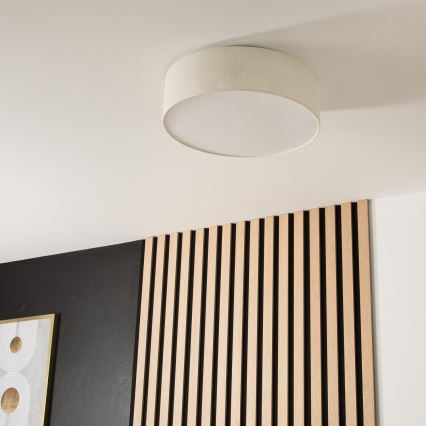 Mennyezeti lámpa SIRJA 2xE27/60W/230V átmérő 45 cm krémszínű