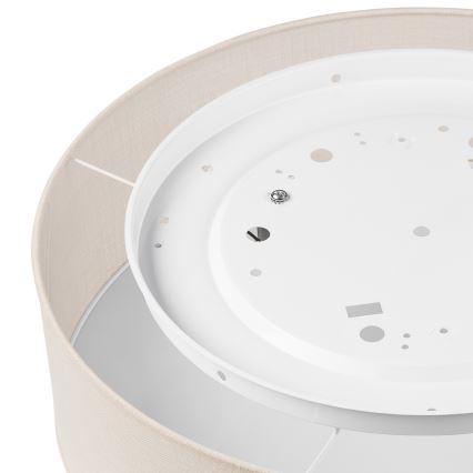 Mennyezeti lámpa SIRJA 2xE27/60W/230V átmérő 45 cm krémszínű