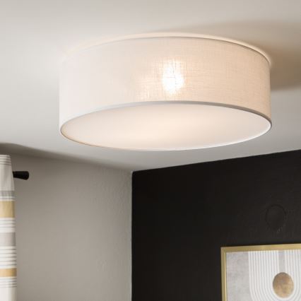 Mennyezeti lámpa SIRJA 2xE27/60W/230V átm. 45 cm fehér