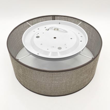 SIRJA mennyezeti lámpatest 1xE27/15W/230V, Ø 35 cm, barna