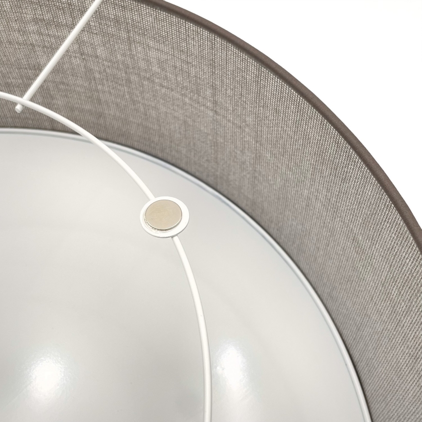 SIRJA mennyezeti lámpatest 1xE27/15W/230V, Ø 35 cm, barna