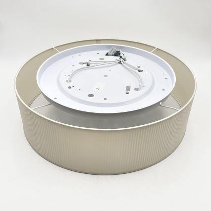 SIRJA PLISADO mennyezeti lámpa 4xE27/15W/230V, átmérő 45 cm, krémszínű