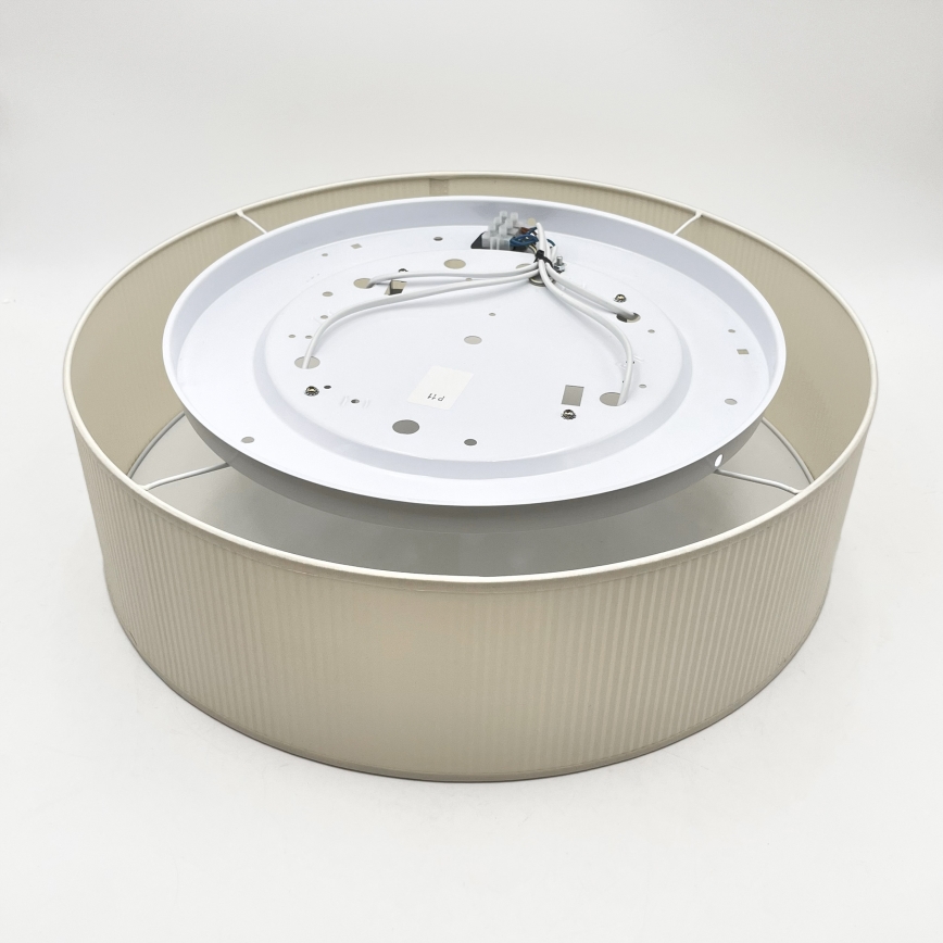 SIRJA PLISADO mennyezeti lámpa 4xE27/15W/230V, átmérő 45 cm, krémszínű
