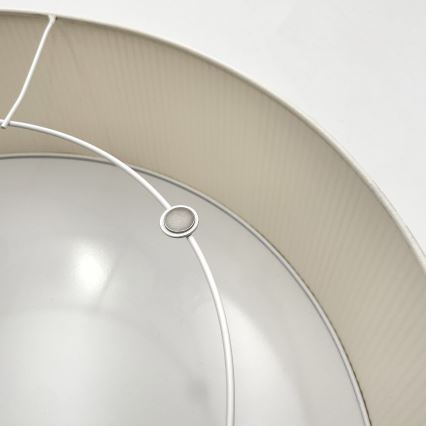 SIRJA PLISADO mennyezeti lámpa 4xE27/15W/230V, átmérő 45 cm, krémszínű