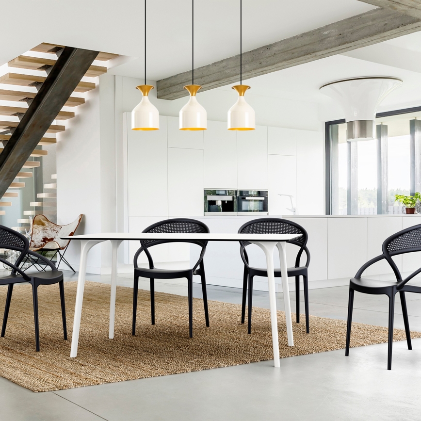 SIVANI kábeles csillár 3xE27/40W/230V fehér/réz