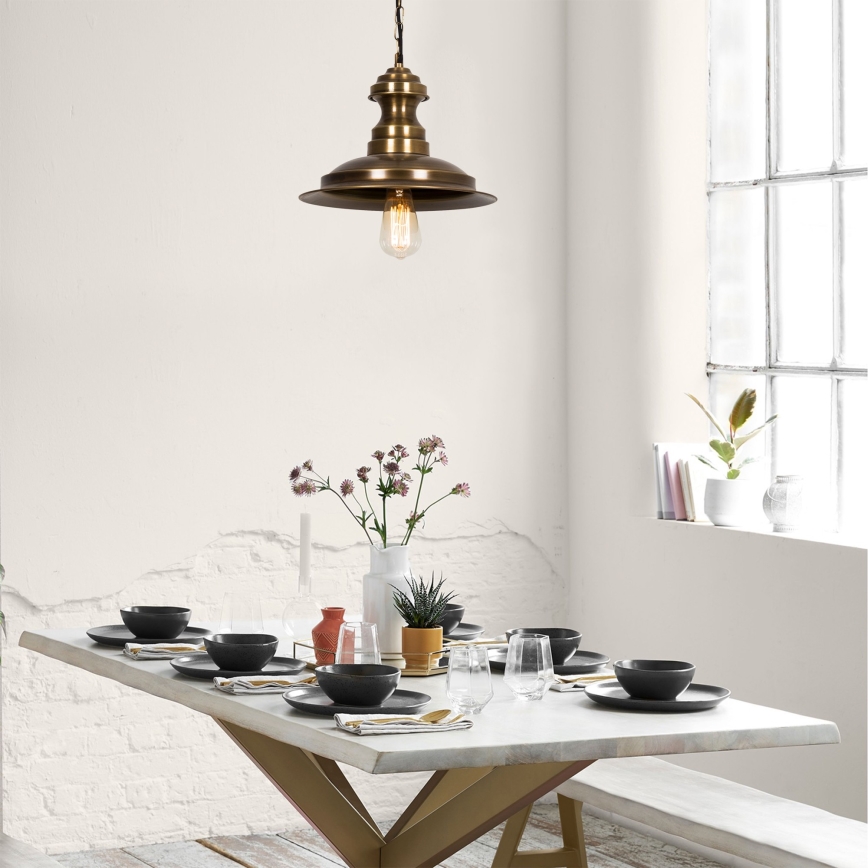 SIVANI kábeles függőlámpa 1xE27/40W/230V bronz színű