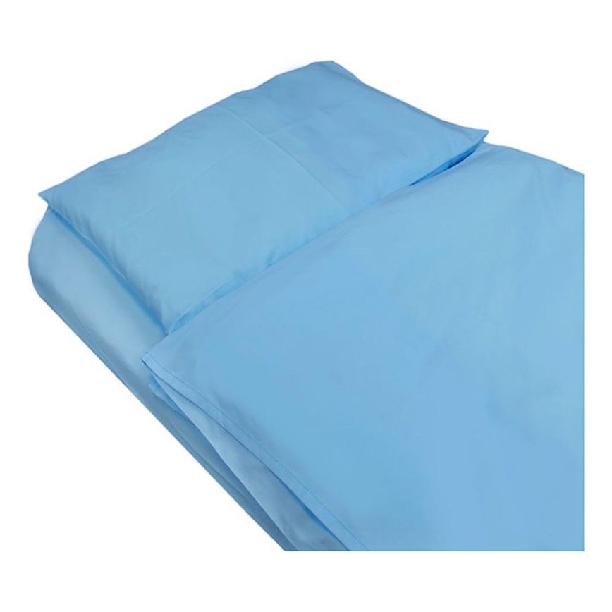 SkinPro Silver - Antibakteriális lepedő 60x120 cm kék