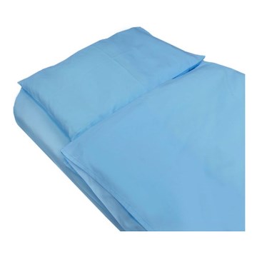 SkinPro Silver - Antibakteriális lepedő 90x200 cm, kék