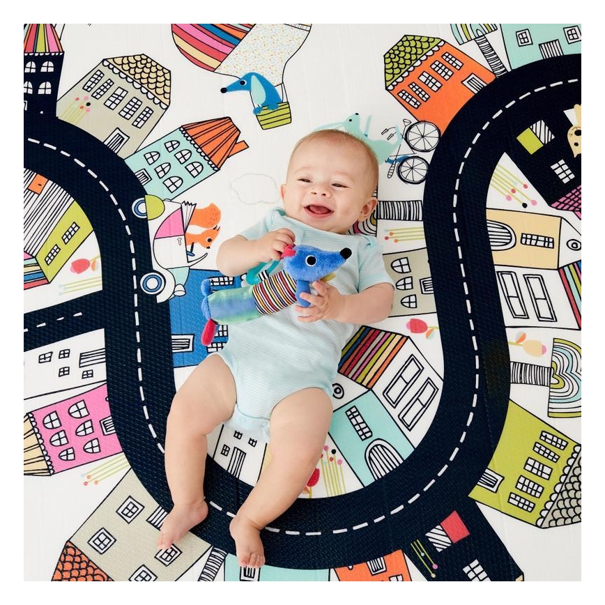 Skip Hop - Gyermek játékszőnyeg VIBRANT VILLAGE