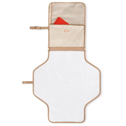 Skip Hop - Utazó pelenkázó alátét és táska 2 az 1-ben PRONTO bézs