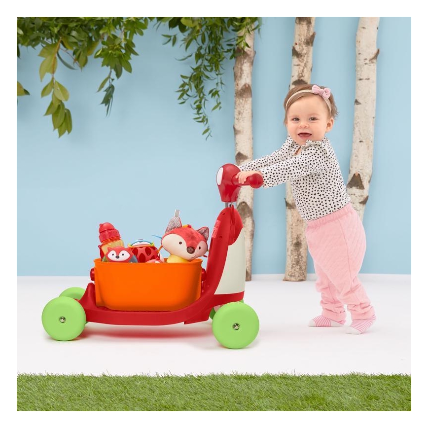 Skip Hop - Tolós bicikli 3in1 ZOO róka 3xAAA