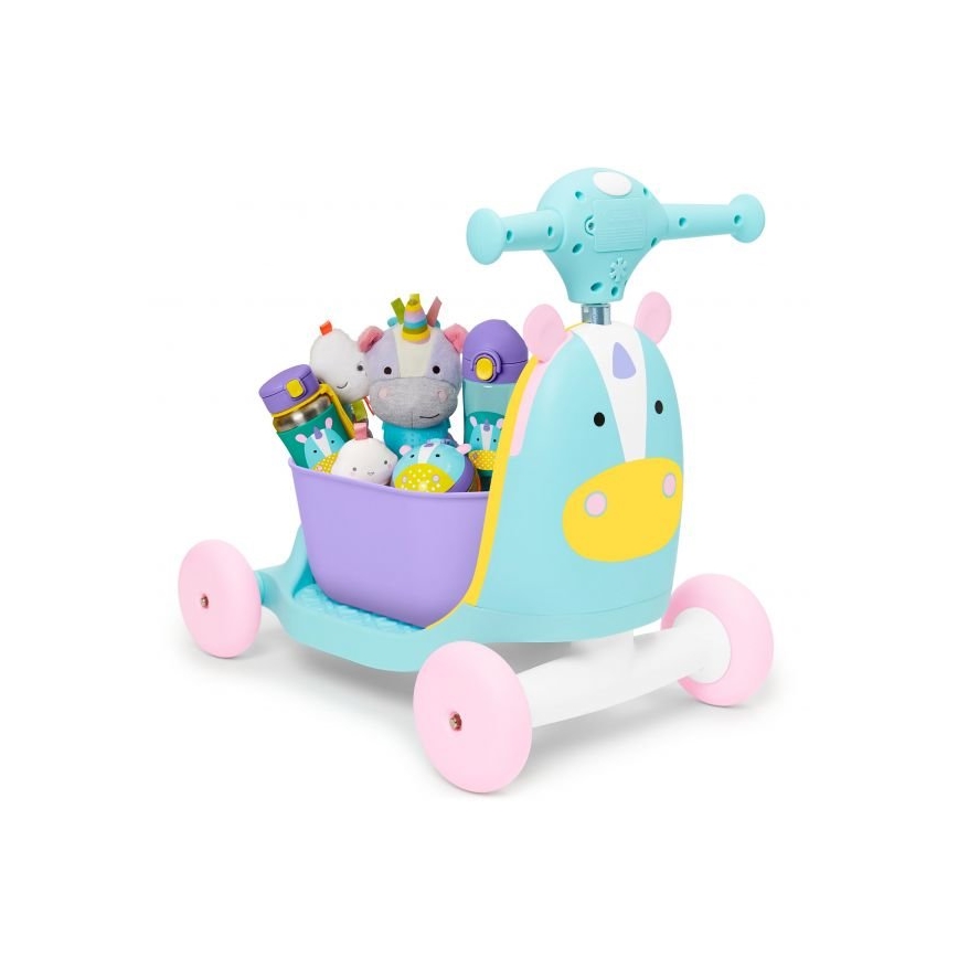 Skip Hop - Tolós bicikli 3in1 ZOO unikornis 3xAAA