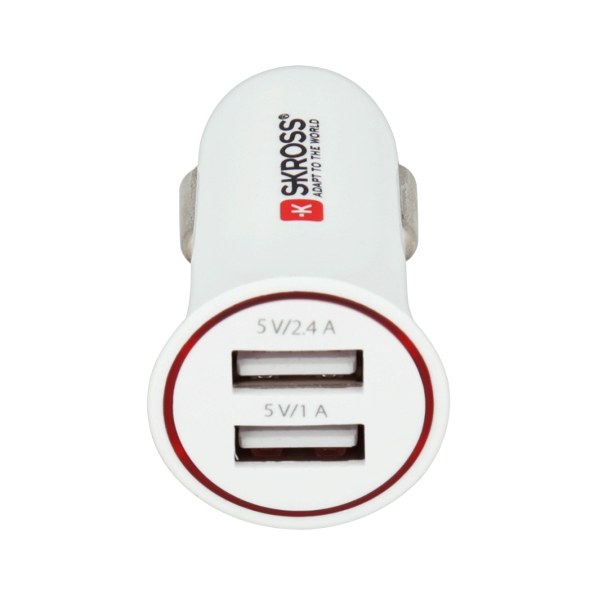 USB adapter SKROSS Dual Car Charger, 3400mA max