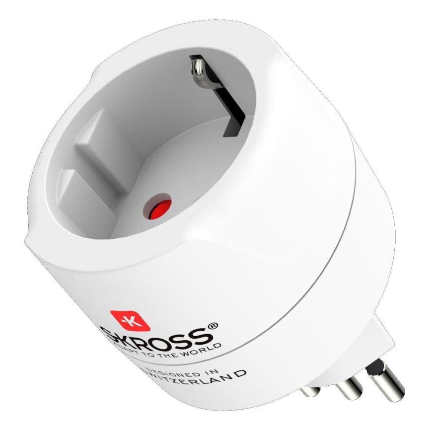 SKROSS - Utazó Adapter Brazília/Olaszország/Svájc 10A