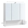SKY LED tükörszekrény 70×70×16 cm, 230 V, fehér