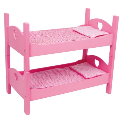 Small Foot - Emeletes ágy babáknak rózsaszín