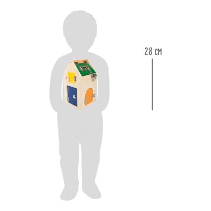 Small Foot - Motorikus ház zárakkal