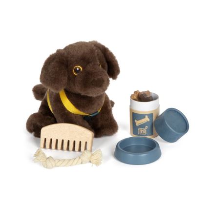 Small Foot - Plüss kutya ápolókészlettel