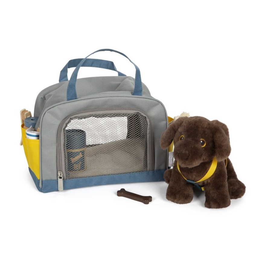 Small Foot - Plüss kutya ápolókészlettel